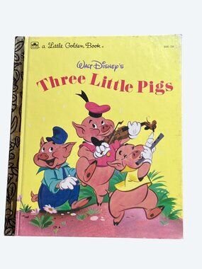 Walt Disneys Three Little Pigs Little Golden Book 1993 Edition